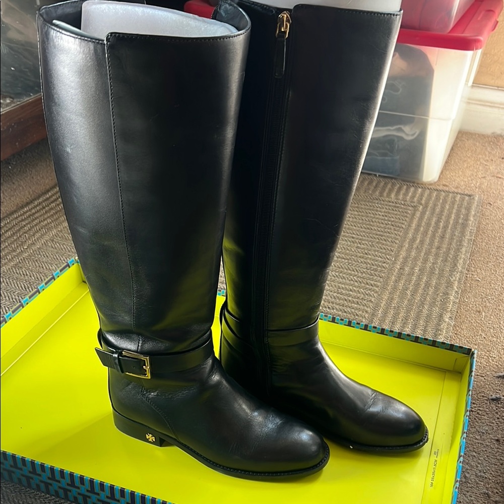 Tory Burch Black Heeled Boots